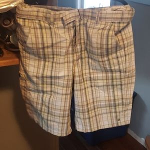 Mens plad shorts